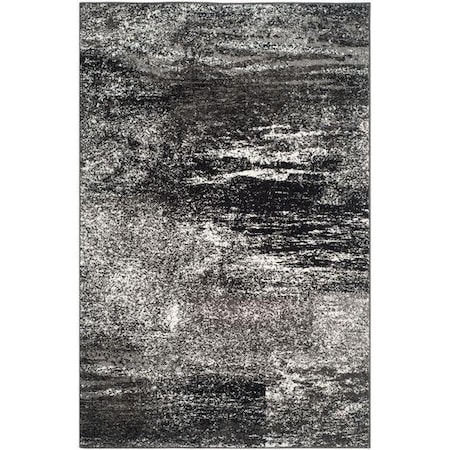 Safavieh 8 x 8 ft. Round Adirondack Power Loomed RugSilver & Black ADR112A-8R